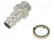 Connector plug; -0.95÷10bar; Thread: G 1/4"; Thread: outside FESTO