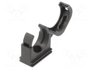 Bracket; polyamide 6; BFH; black; Size: 23; -40÷105°C PMA