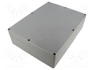 Enclosure: multipurpose; X: 230mm; Y: 300mm; Z: 86mm; ABS; light grey GAINTA