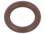 O-ring gasket; FPM; Thk: 1.5mm; Øint: 6mm; brown; -20÷200°C 