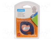 Tape; 12mm; 4m; white; LetraTag DYMO