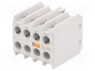 Auxiliary contacts; Series: METAMEC; Leads: screw terminals; IP20 LS ELECTRIC