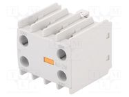 Auxiliary contacts; Series: METAMEC; Leads: screw terminals; IP20 LS ELECTRIC