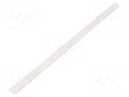 Tape: heat transfer; W: 12mm; L: 240mm; Thk: 1.5mm; 3W/mK; white; UL94 3M
