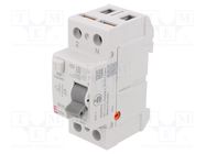 RCD breaker; Inom: 32A; Ires: 30mA; Poles: 2; 230V,400V; IP20; EFI ETI POLAM