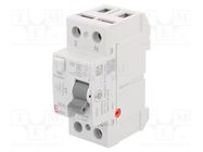 RCD breaker; Inom: 40A; Ires: 30mA; Poles: 2; 230V,400V; IP20; EFI ETI POLAM