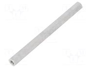 Screwed spacer sleeve; 100mm; Int.thread: M5; hexagonal DREMEC