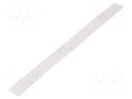 Tape: heat transfer; W: 19mm; L: 240mm; Thk: 0.5mm; 3W/mK; white; UL94 3M