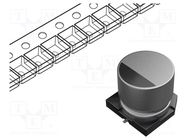 Capacitor: electrolytic; SMD; 220uF; 25VDC; Ø8x10.5mm; 3000h; 410mA PANASONIC