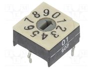 Encoding switch; DEC/BCD; Pos: 10; THT; Rcont max: 100mΩ; P60 PTR HARTMANN