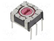 Encoding switch; DEC/BCD; Pos: 10; THT; Rcont max: 80mΩ; P36 PTR HARTMANN