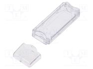 Enclosure: for USB; X: 23mm; Y: 71mm; Z: 8.7mm; polycarbonate GAINTA