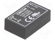 Converter: DC/DC; 5/6W; Uin: 36÷72V; Uout: 15VDC; Iout: 400mA; DIP24 