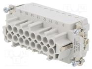 Connector: HDC; contact insert; female; EPIC H-BE; PIN: 16; 16+PE LAPP