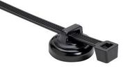 CABLE TIE MOUNT, BLK, NDFEB/POM/ST