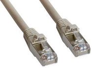 PATCH CABLE, RJ45 PLUG, 10 , BEIGE