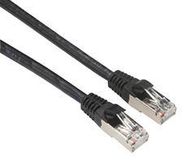 PATCH CABLE, RJ45 PLUG, 65 , BLACK