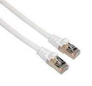 PATCH CABLE, RJ45 PLUG, 1 , WHITE