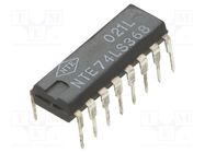 IC: digital; buffer,inverting,line driver; Ch: 6; TTL; THT; DIP16 NTE Electronics