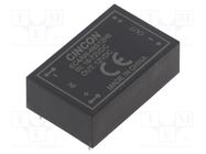 Converter: DC/DC; 5/6W; Uin: 18÷72V; Uout: 12VDC; Iout: 500mA; DIP24 CINCON