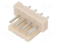 Connector: wire-board; socket; male; PIN: 4; DF1; 3A; 250V; straight HIROSE