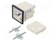 Voltmeter; on panel; VAC: 0÷250V; Class: 1.5; True RMS; 40÷72Hz LUMEL