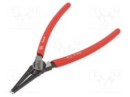 Pliers; for circlip; external; 19÷60mm; Pliers len: 185mm; Classic WIHA