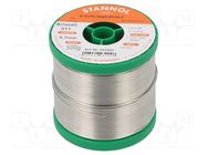 Tin; lead free; Sn95,5Ag3,8Cu0,7; 700um; 0.5kg; reel; 217°C 