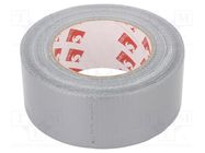 Tape: duct; W: 48mm; L: 50m; Thk: 0.14mm; silver; caoutchouc; -10÷75°C SCAPA