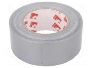 Tape: duct; W: 48mm; L: 50m; Thk: 0.14mm; silver; caoutchouc; -10÷75°C SCAPA