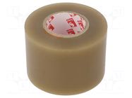 Tape: electrical insulating; W: 50mm; L: 25m; Thk: 0.13mm; PVC film SCAPA