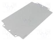 Mounting plate; steel; Plating: zinc WEIDMÜLLER