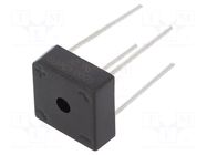 Bridge rectifier: single-phase; Urmax: 50V; Ufmax: 1.1V; If: 10A DC COMPONENTS