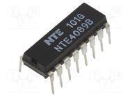 IC: digital; 4bit,binary rate multiplier; CMOS; 3÷18VDC; THT; Ch: 1 NTE Electronics