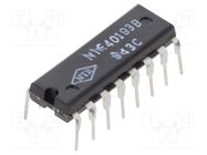 IC: digital; binary up/down counter; CMOS; THT; DIP16; 3÷18VDC NTE Electronics