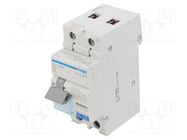 RCBO breaker; Inom: 16A; Ires: 30mA; Max surge current: 250A; IP20 HAGER