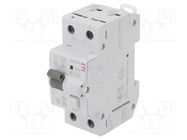 RCBO breaker; Inom: 10A; Ires: 30mA; Poles: 2; 230/400VAC; IP20; KZS ETI POLAM