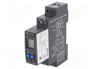 Timer; Range: 0,1s÷999h; SPDT; 24÷240VAC; 24÷240VDC; Display: LCD TRUMETER