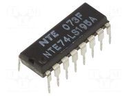 IC: digital; 4bit,parallel access register; TTL; THT; DIP16 NTE Electronics