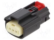 Connector: wire-wire; MX150; female; plug; for cable; PIN: 3; 3.5mm MOLEX