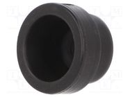 12mm; plugs; Mat: elastomer; Seal Plug DS; black; -20÷80°C; IP54 HUMMEL