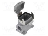 Enclosure: for HDC connectors; C146,heavy|mate; size E6; M32 AMPHENOL