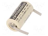 Battery: lithium; 2/3A,2/3R23; 3V; 1800mAh; non-rechargeable FDK