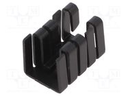 Heatsink: extruded; U; TO220; black; L: 19mm; W: 12.8mm; H: 12.7mm Advanced Thermal Solutions