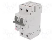 Circuit breaker; 230/400VAC; Inom: 16A; Poles: 1+N; Charact: C; 6kA ETI POLAM