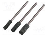 Grindingstone; 4mm,4.8mm,5mm; 3pcs. WOLFCRAFT