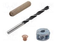 Dowel kit; 8mm 