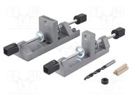 Universal dowelling set; Ø: 6mm,8mm,10mm WOLFCRAFT