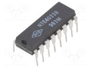 IC: digital; divider,decade counter; CMOS; THT; DIP16; 3÷18VDC NTE Electronics