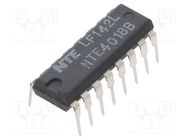 IC: digital; divide by N; Ch: 5; CMOS; THT; DIP16; 3÷18VDC; -55÷125°C NTE Electronics